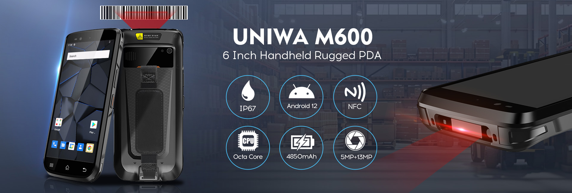 UNIWA M600 Banner