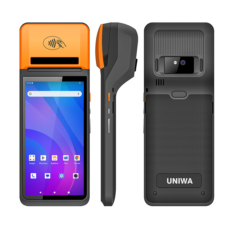 UNIWA V4P 6 Inch 4G NFC PDA Android 13 Handheld Android POS Terminal with Printer